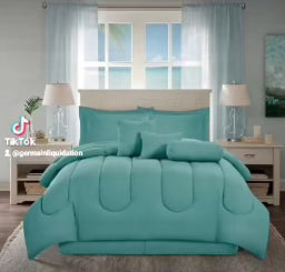 Green 7 Piece Bed Set