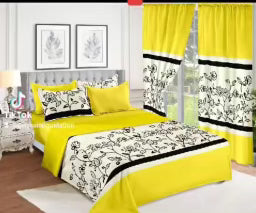 Yellow Priscilla Collection 8 Pieces Sheet Set