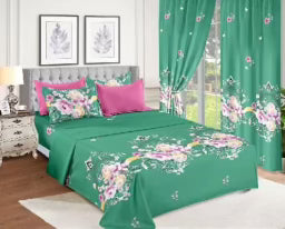 Green Priscilla Collection 8 Pieces Sheet Set