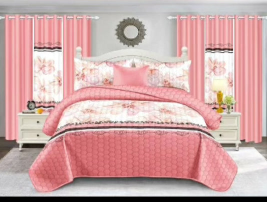 Pink Priscilla 10PCS Quilt Set